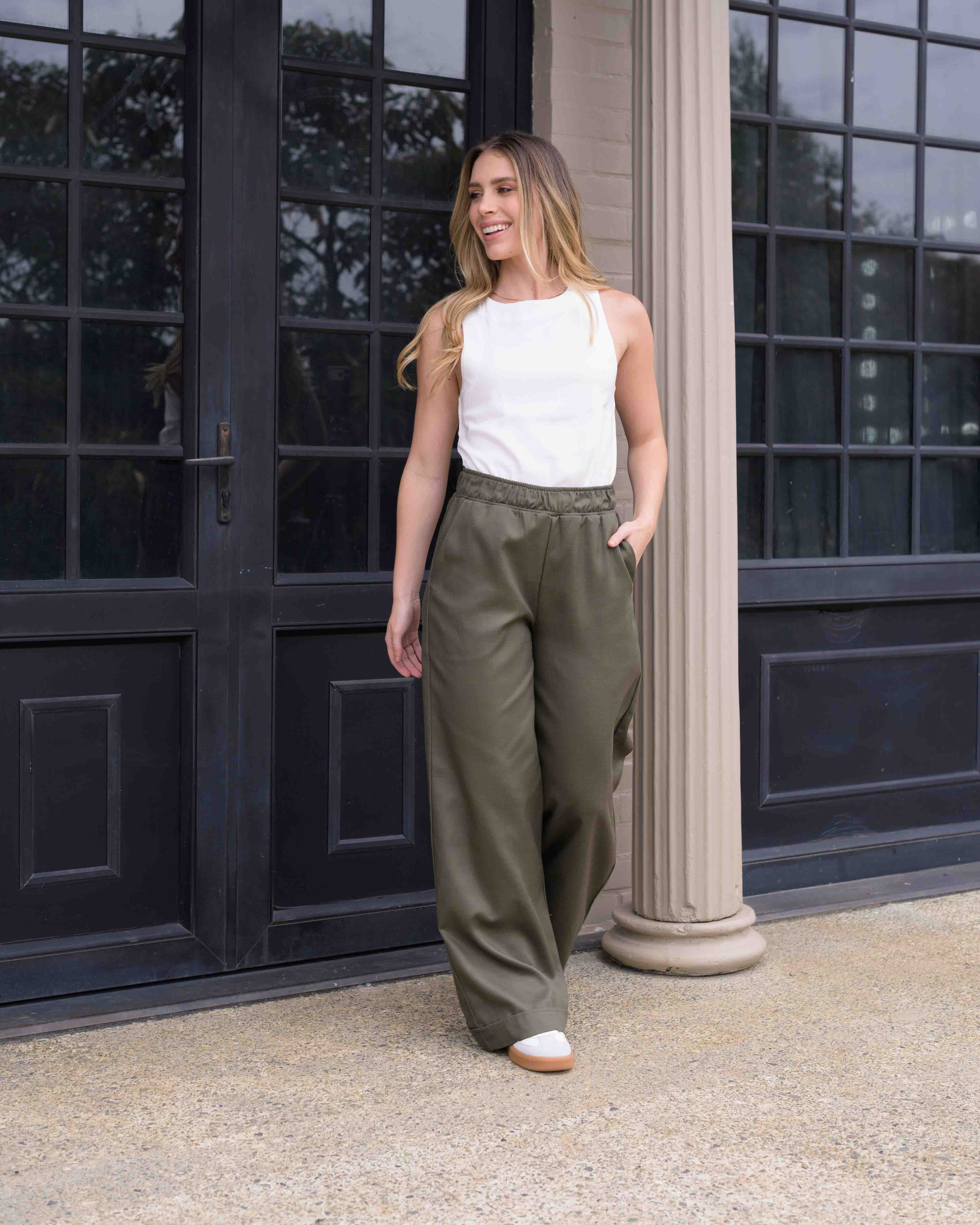 Pantalon Cande Plane Verde