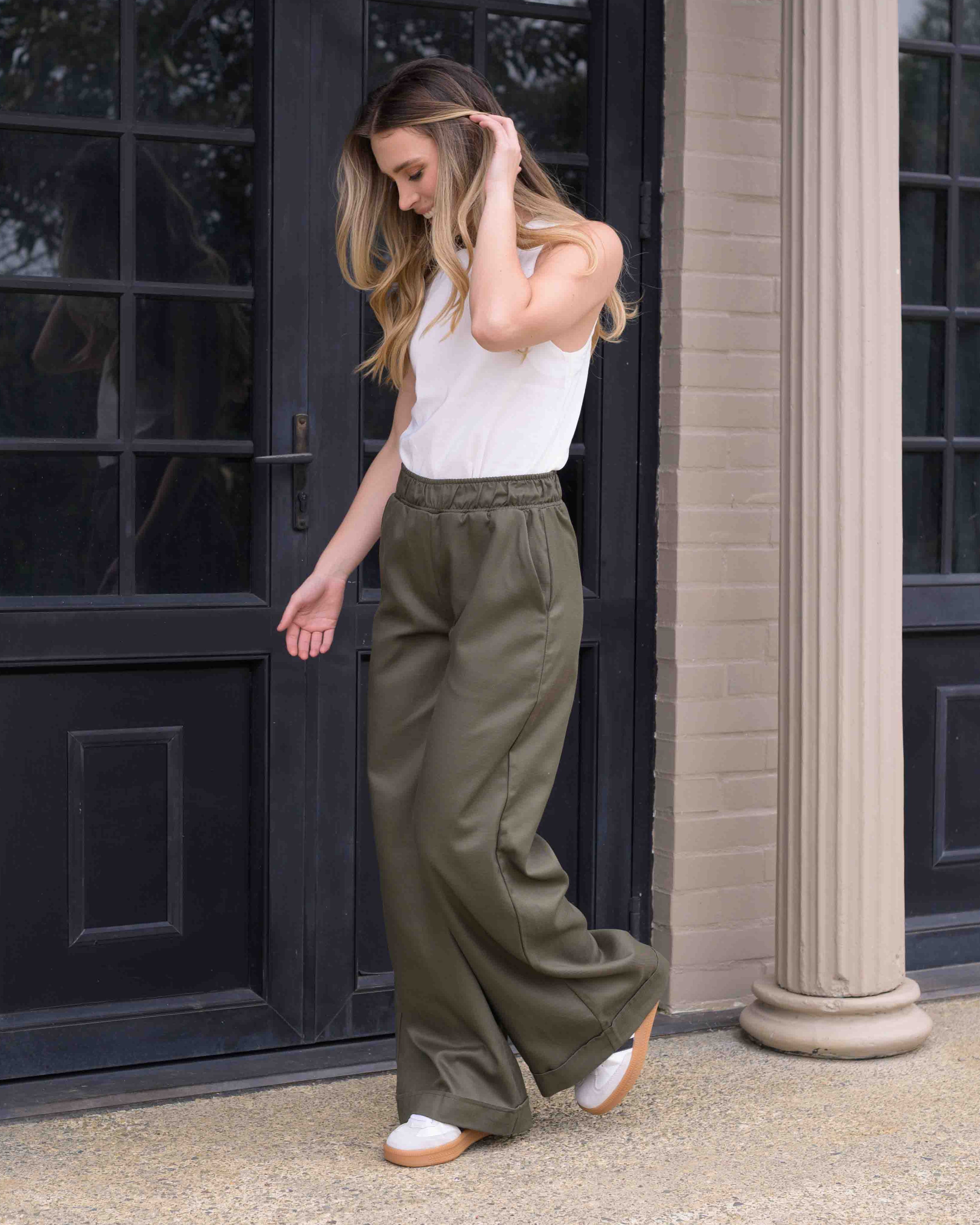 Pantalon Cande Plane Verde