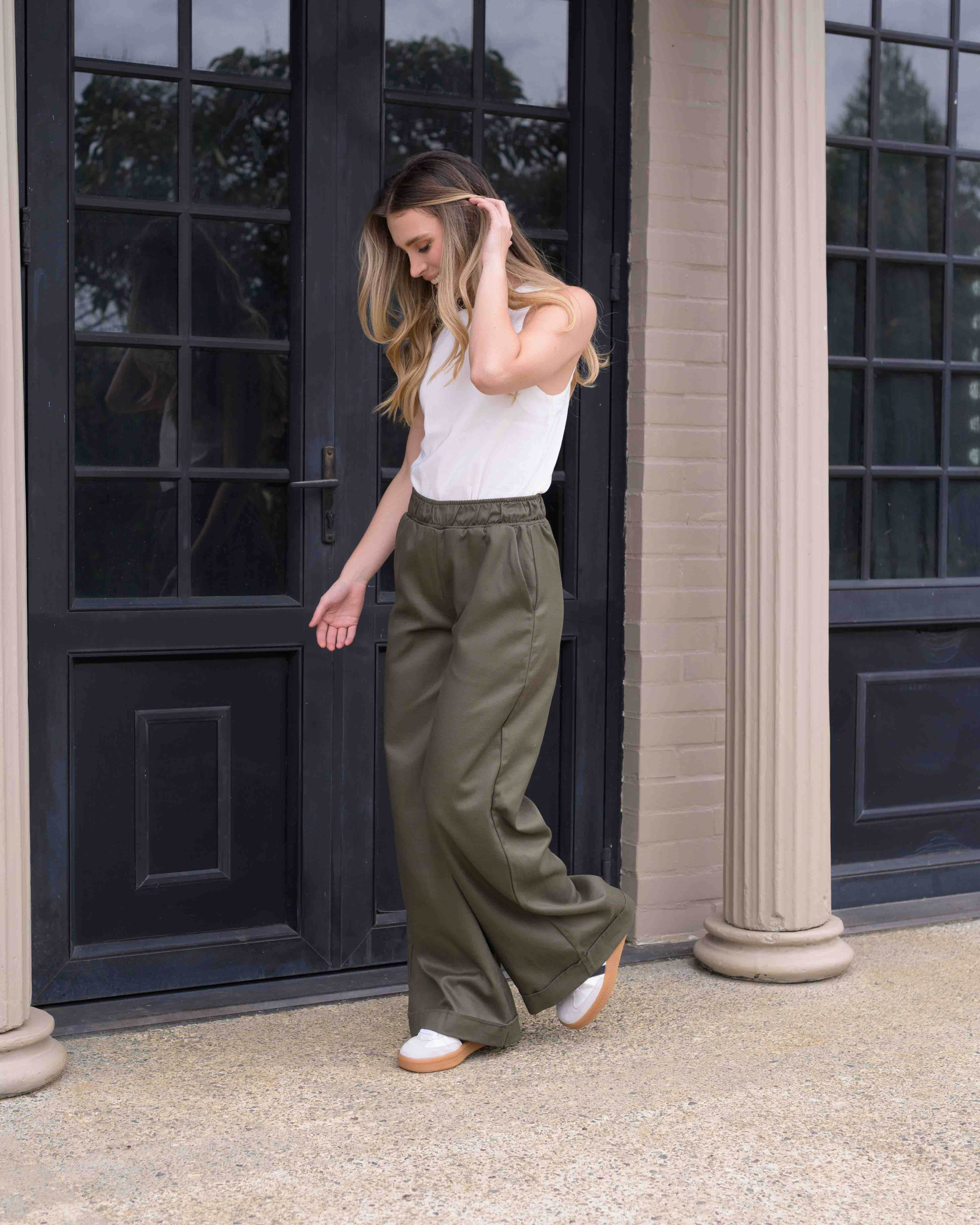 Pantalon Cande Plane Verde