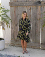 Vestido Yasmin Africa Verde