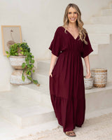 Vestido Elodia Plane Uva
