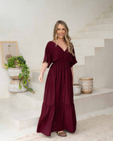 Vestido Elodia Plane Uva