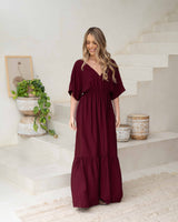 Vestido Elodia Plane Uva