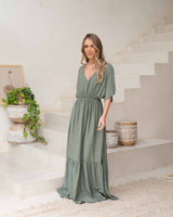 Vestido Elodia Plane Salvia