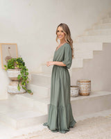 Vestido Elodia Plane Salvia