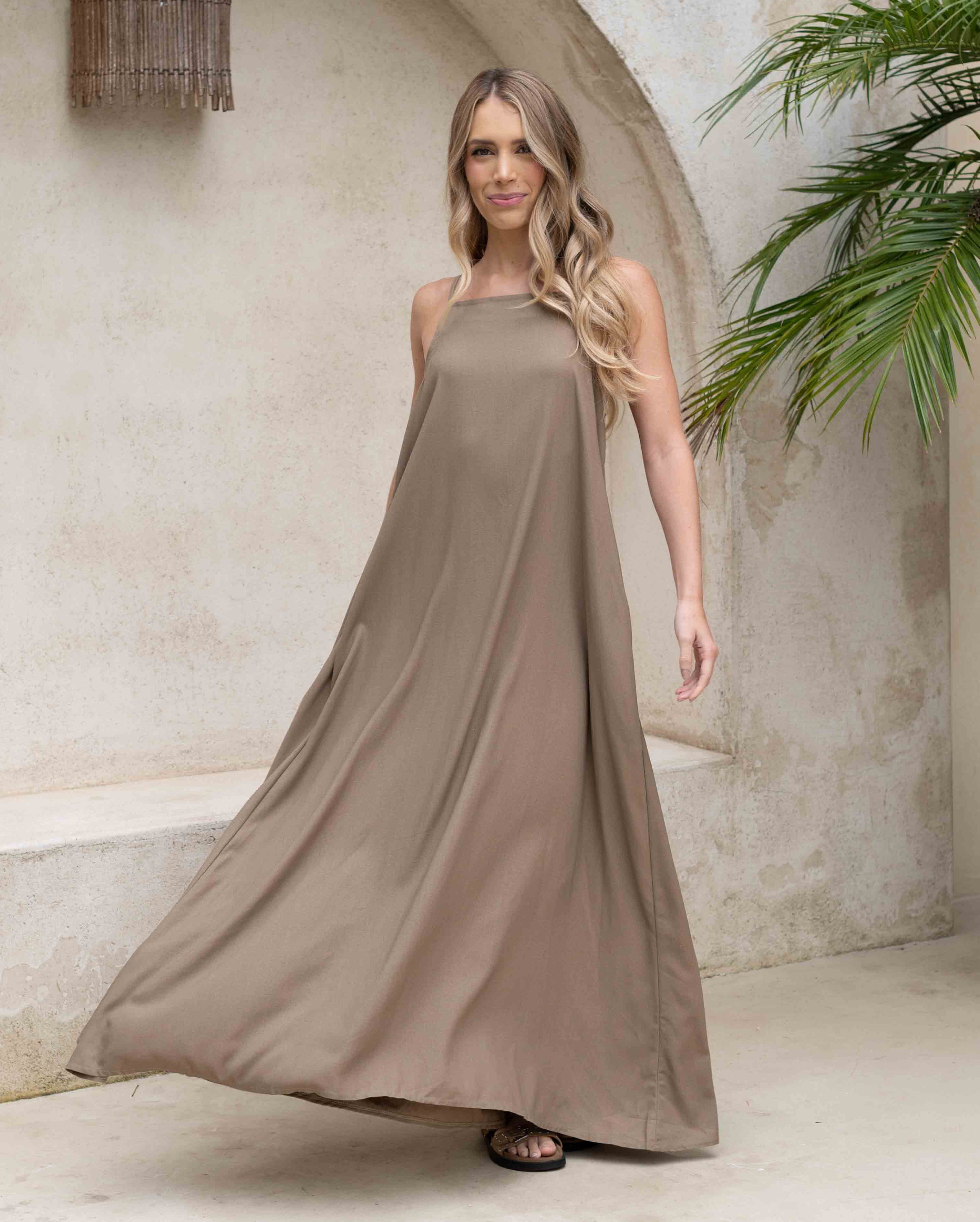 Vestido Aitana Plane Gold