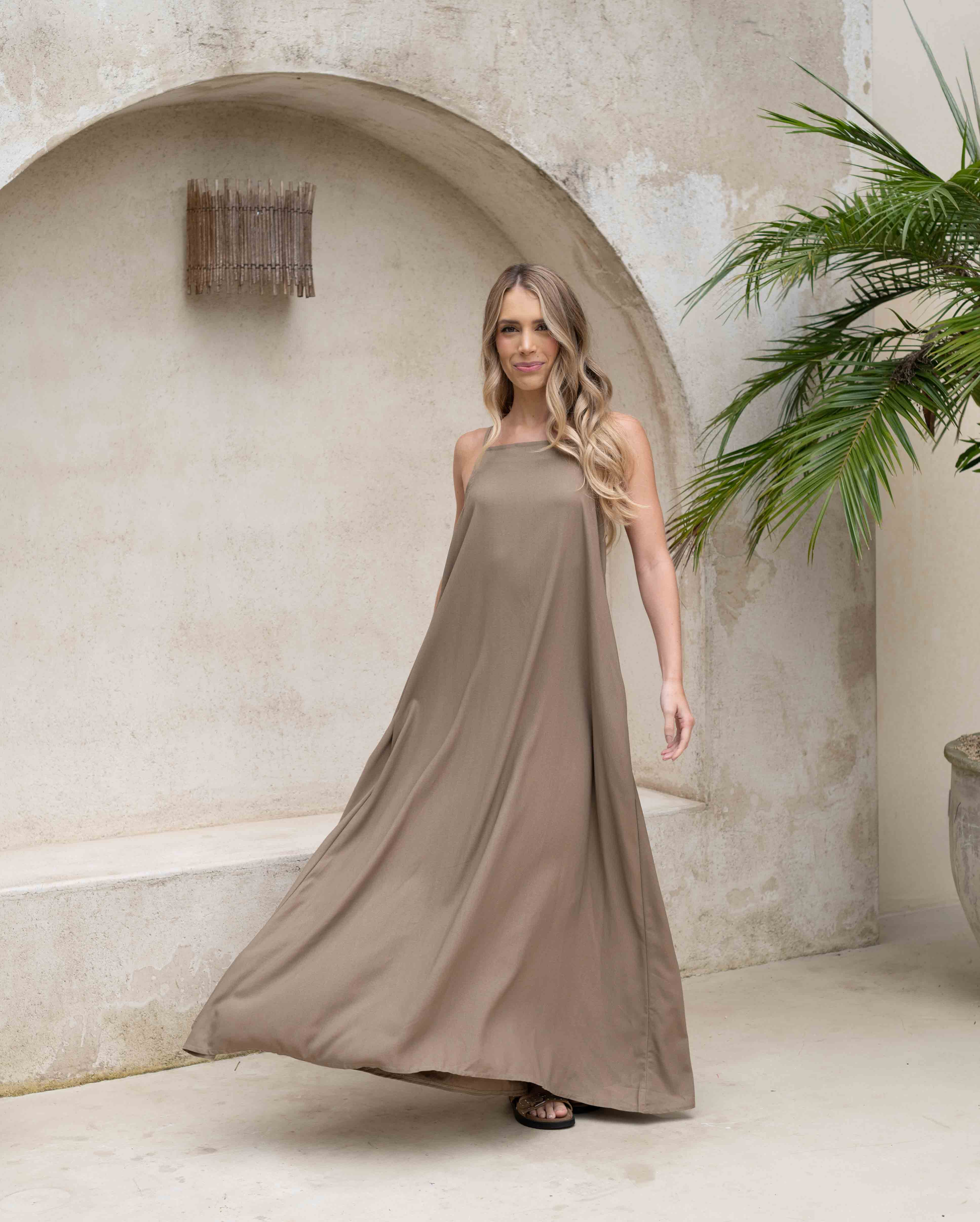 Vestido Aitana Plane Gold