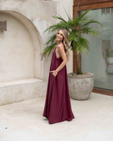Vestido Aitana Plane Vino