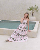 Vestido Lily Palmas Marfil
