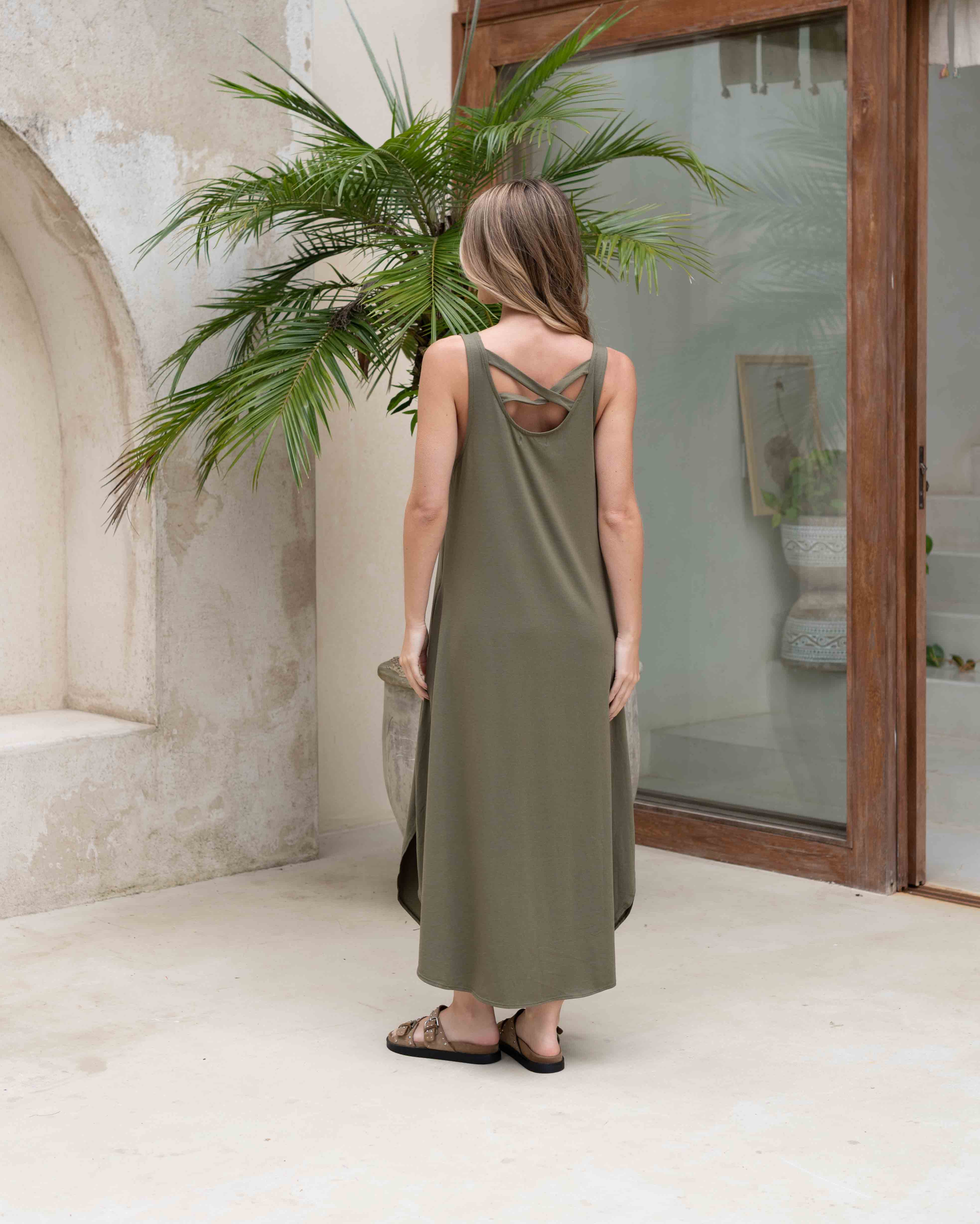 Vestido Isabella Plane Verde