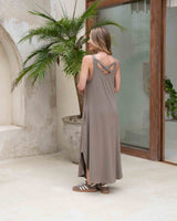 Vestido Isabella Plane Taupé