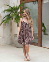 Vestido Meli Print Café