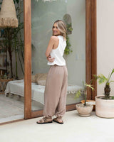 Pantalón Blanca Plane Canela
