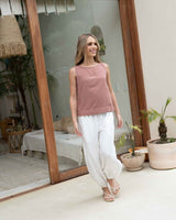 Pantalón Blanca Plane Marfil