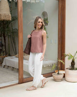 Pantalón Blanca Plane Marfil