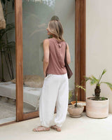 Pantalón Blanca Plane Marfil