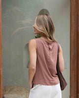 Blusa Fernanda Plane Mocca