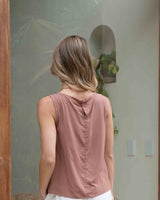 Blusa Fernanda Plane Mocca