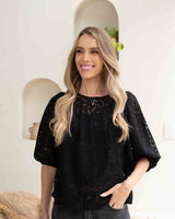 Blusa Ivanna Lace Black