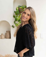 Blusa Ivanna Lace Black