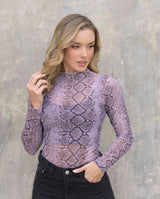 Top Jacky Pitón Rosa