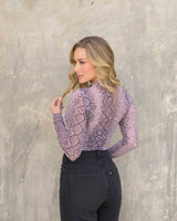 Top Jacky Pitón Rosa