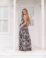 Vestido Marcia boreal black