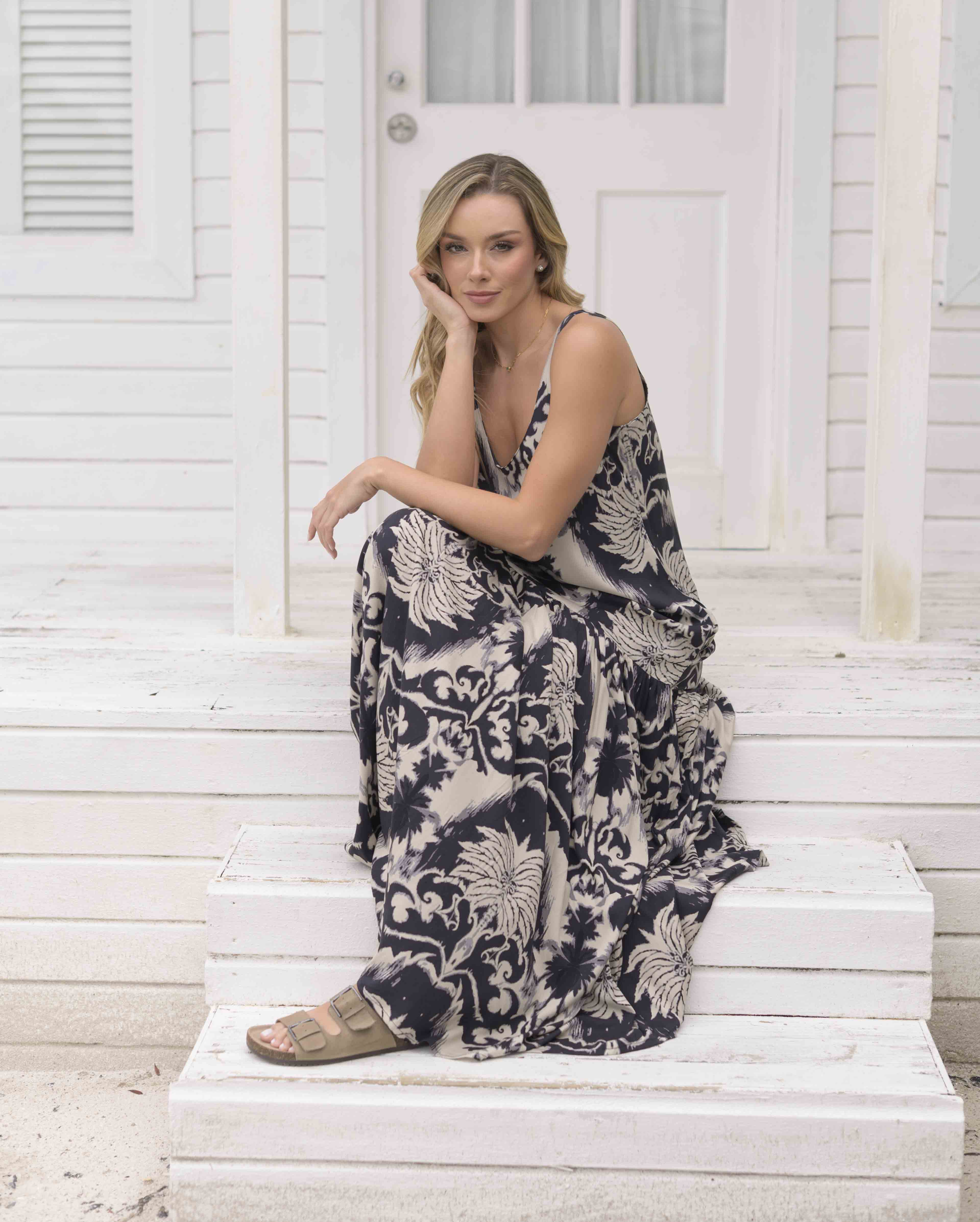 Vestido Marcia boreal black