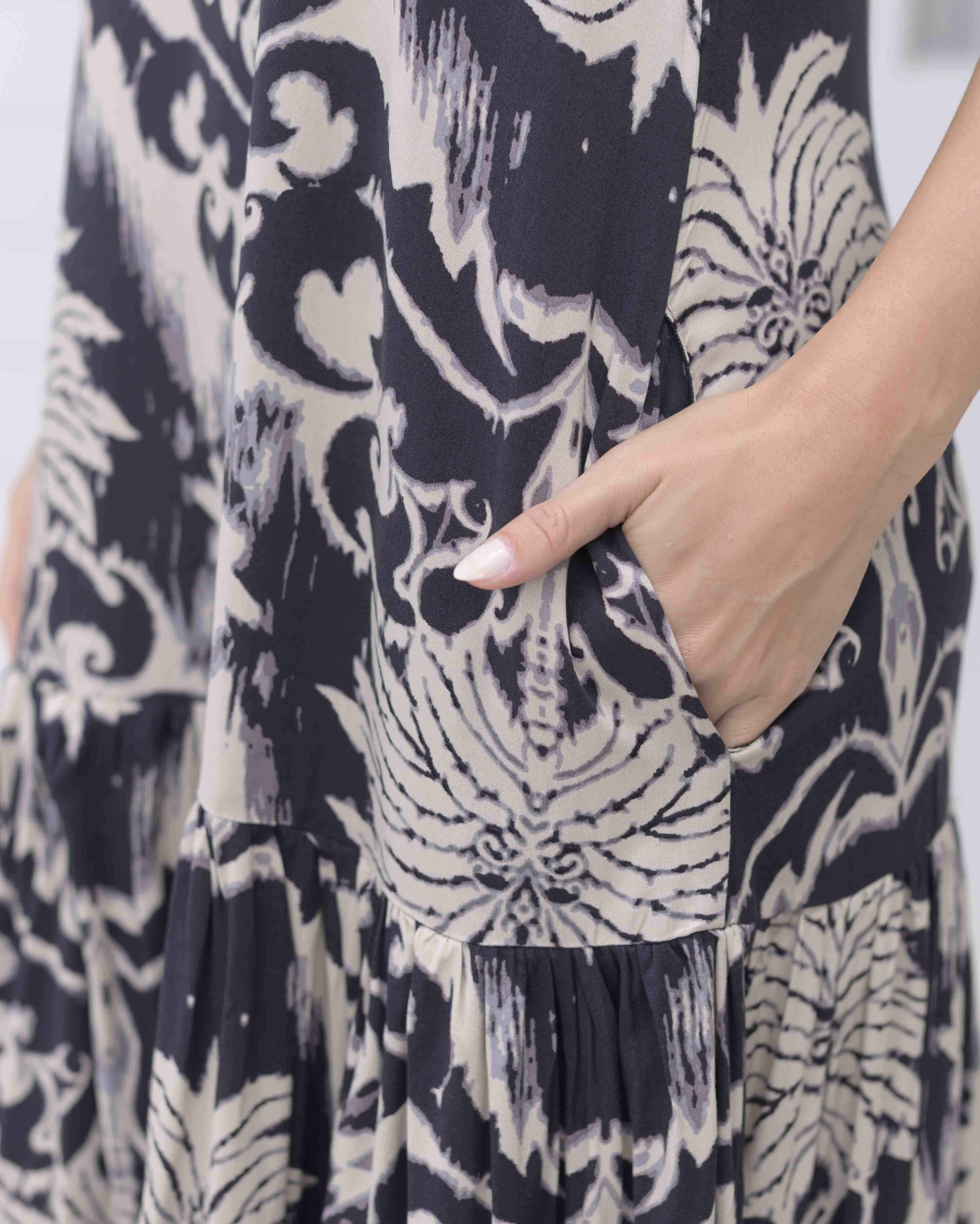 Vestido Marcia boreal black