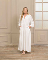 Vestido Eloisa Plane Marfil