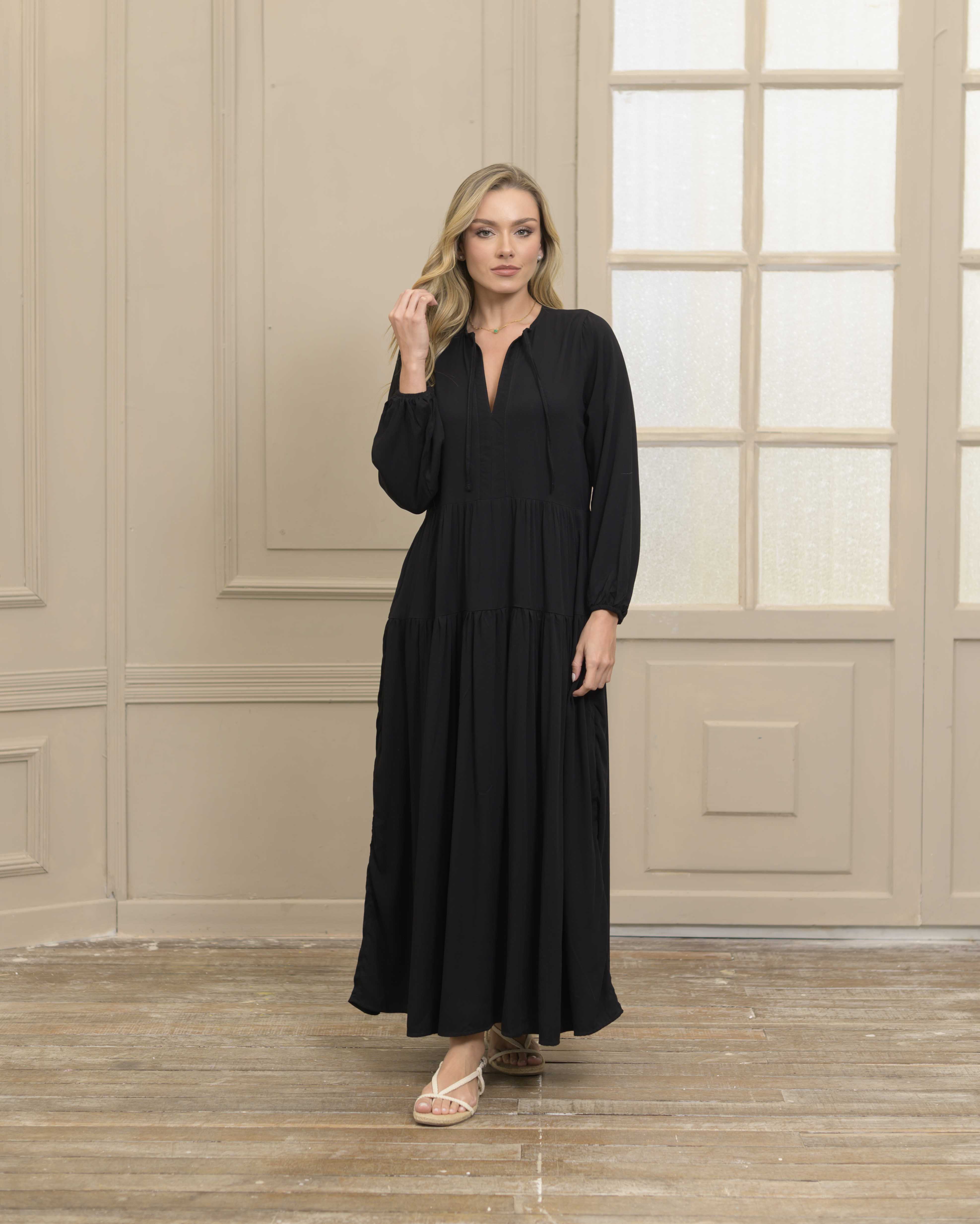 Vestido Eloisa Plane Black