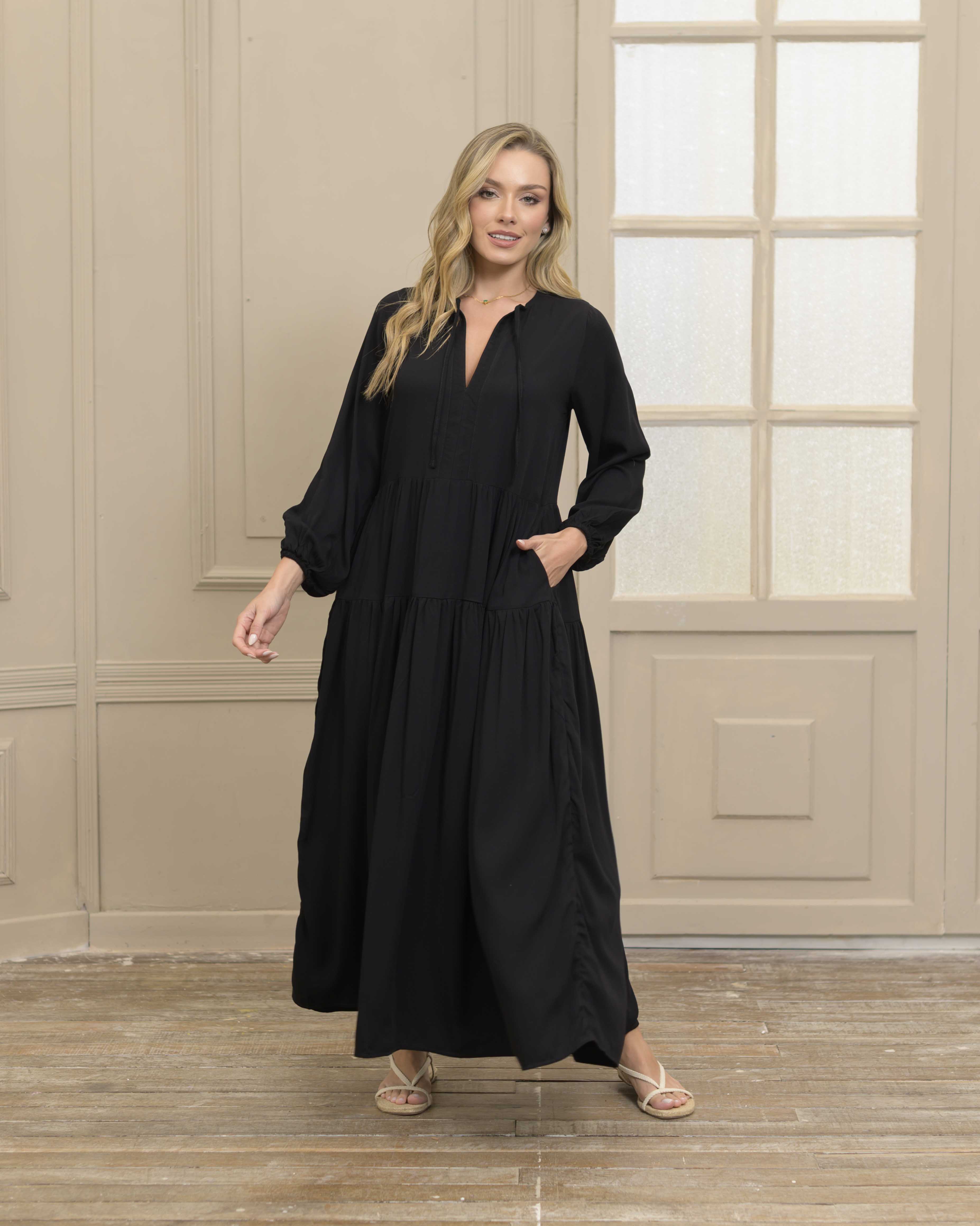 Vestido Eloisa Plane Black