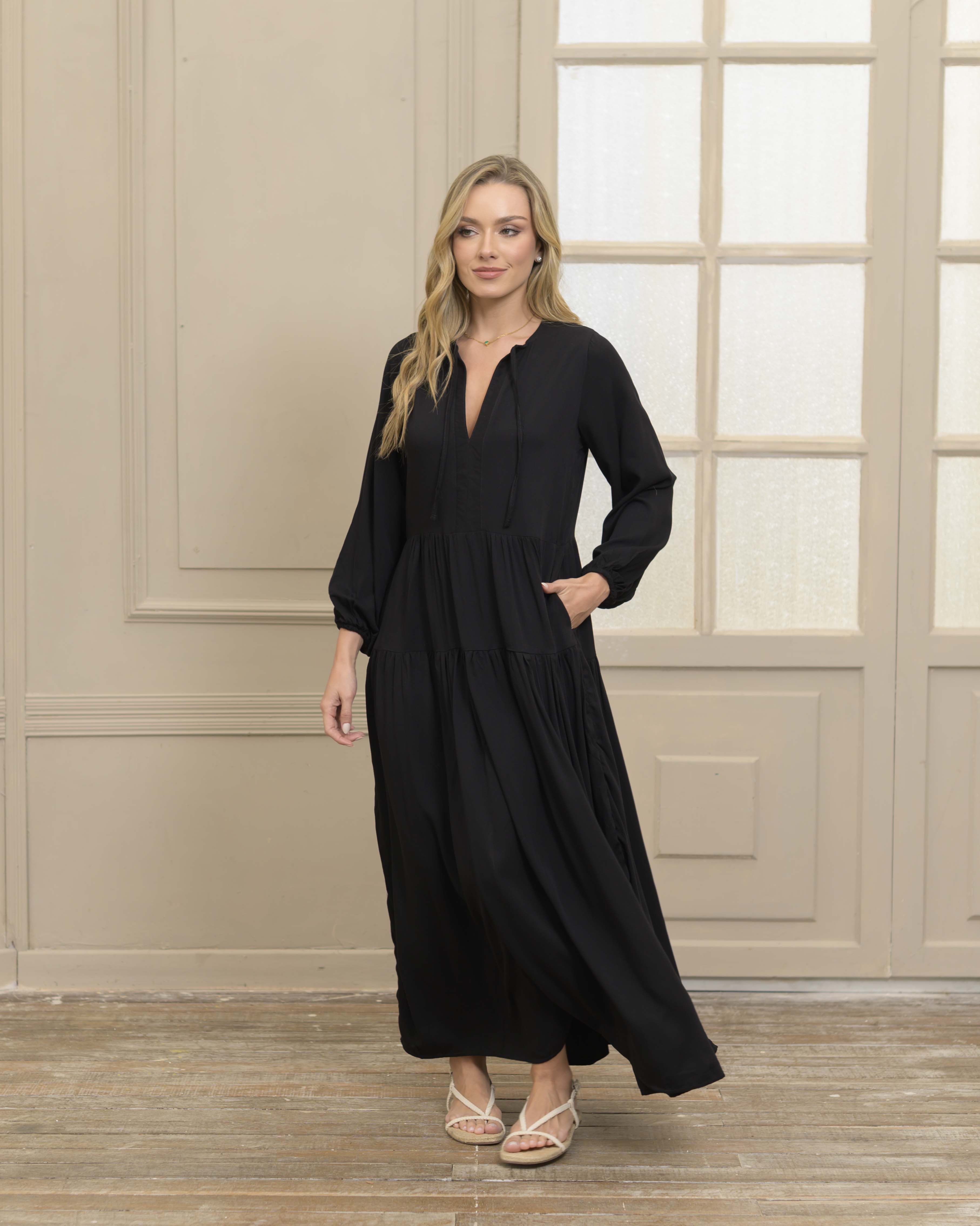 Vestido Eloisa Plane Black