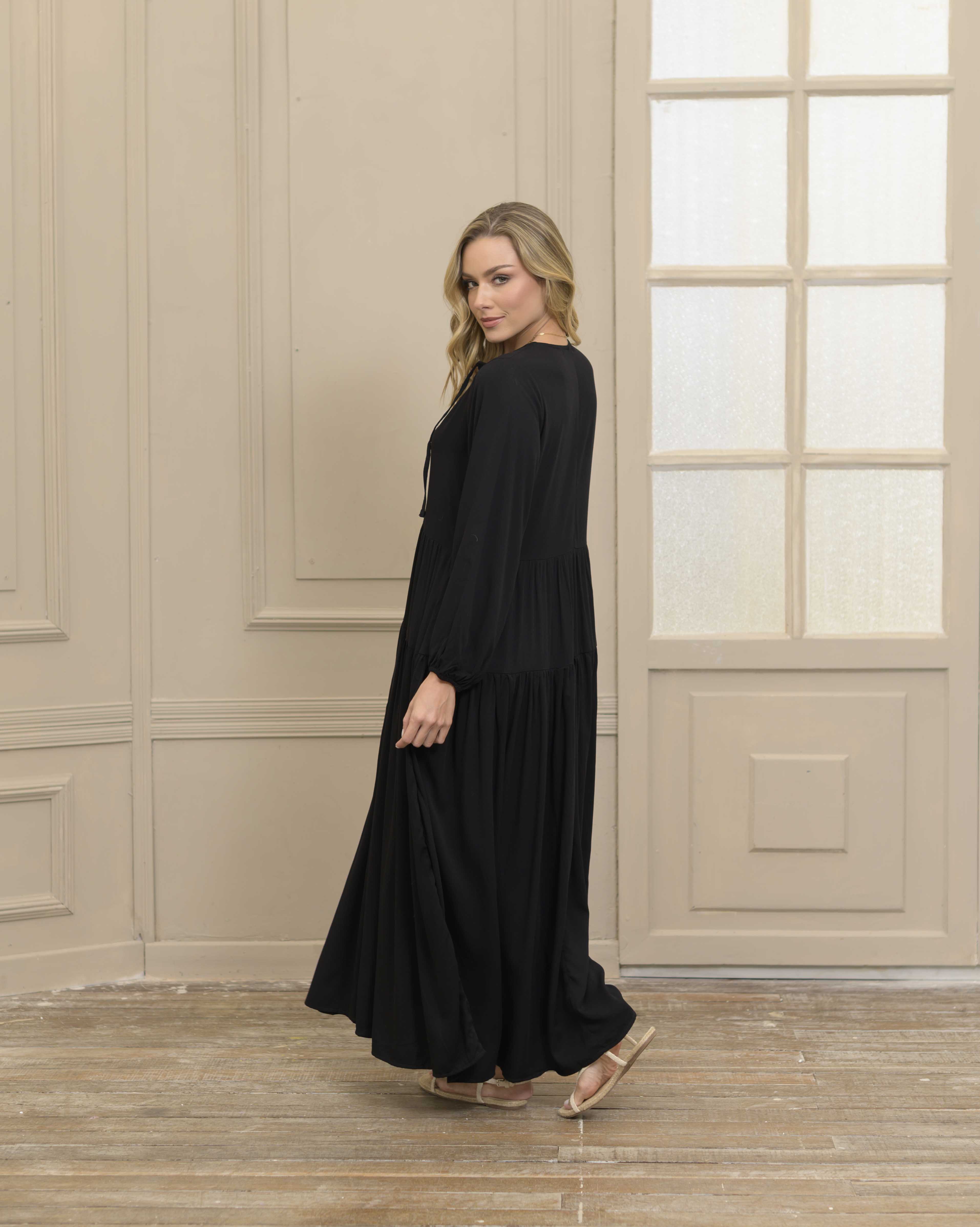 Vestido Eloisa Plane Black