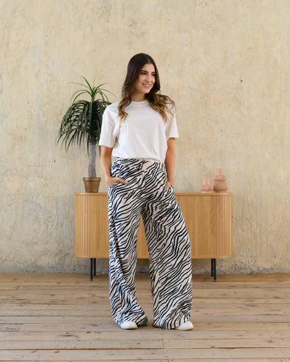 Pantalon Cande Eliza Zebra