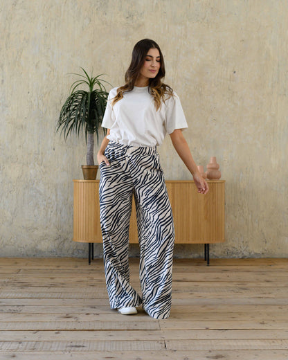 Pantalon Cande Eliza Zebra