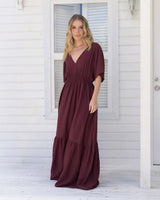 Vestido Elodia Vino