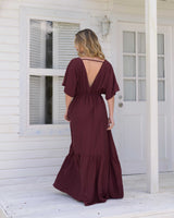 Vestido Elodia Vino