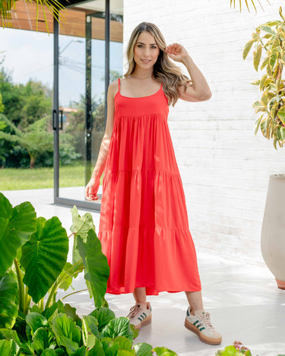 Vestido Cereza Plane Rojo