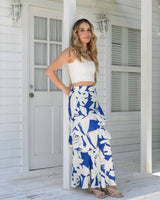 Falda Karen Hojas Blue