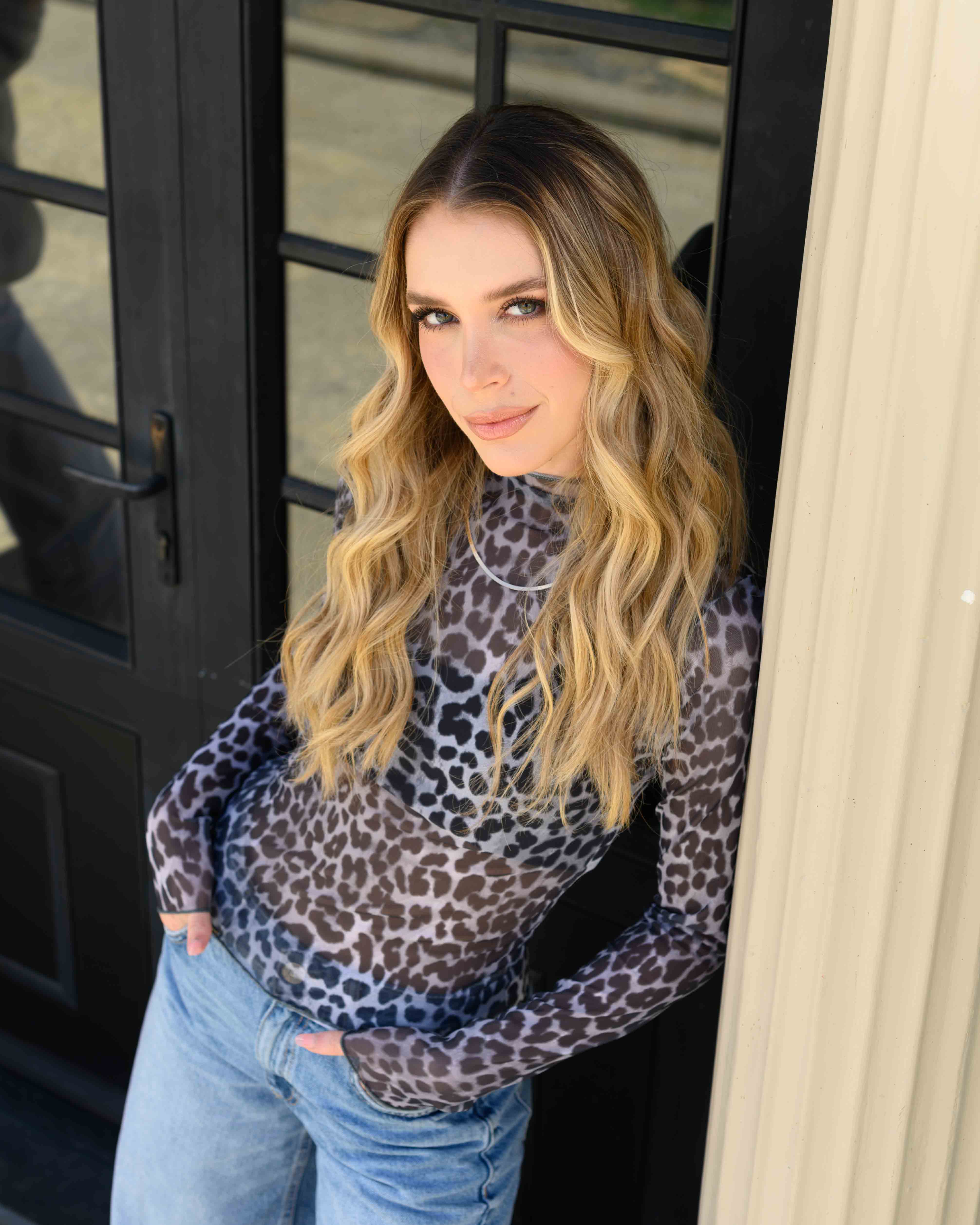 Top Jacky Print Gris