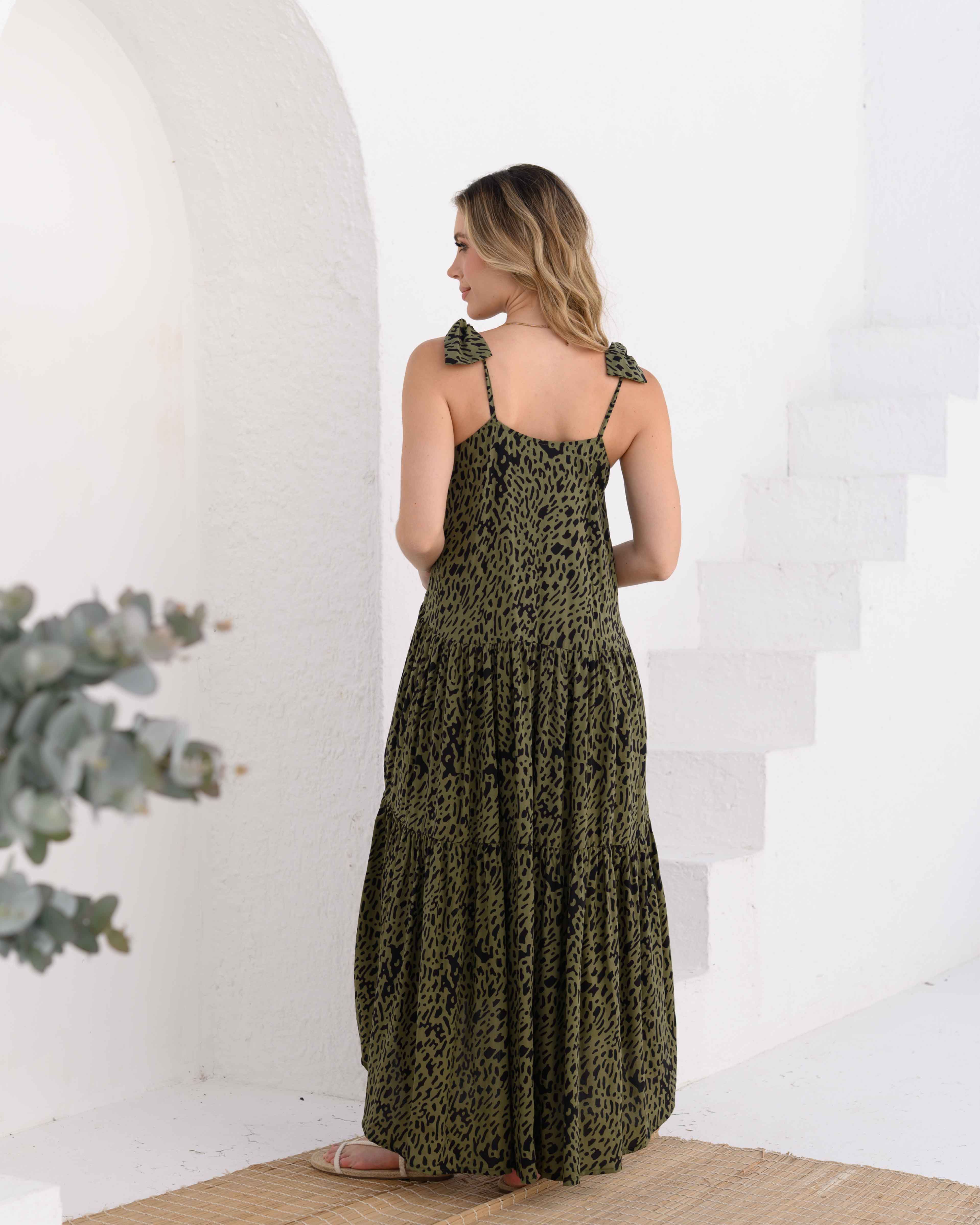 Vestido March Print Verde