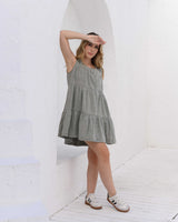 Vestido Praia Corto Plane Verde