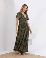 Vestido Praga Print Verde