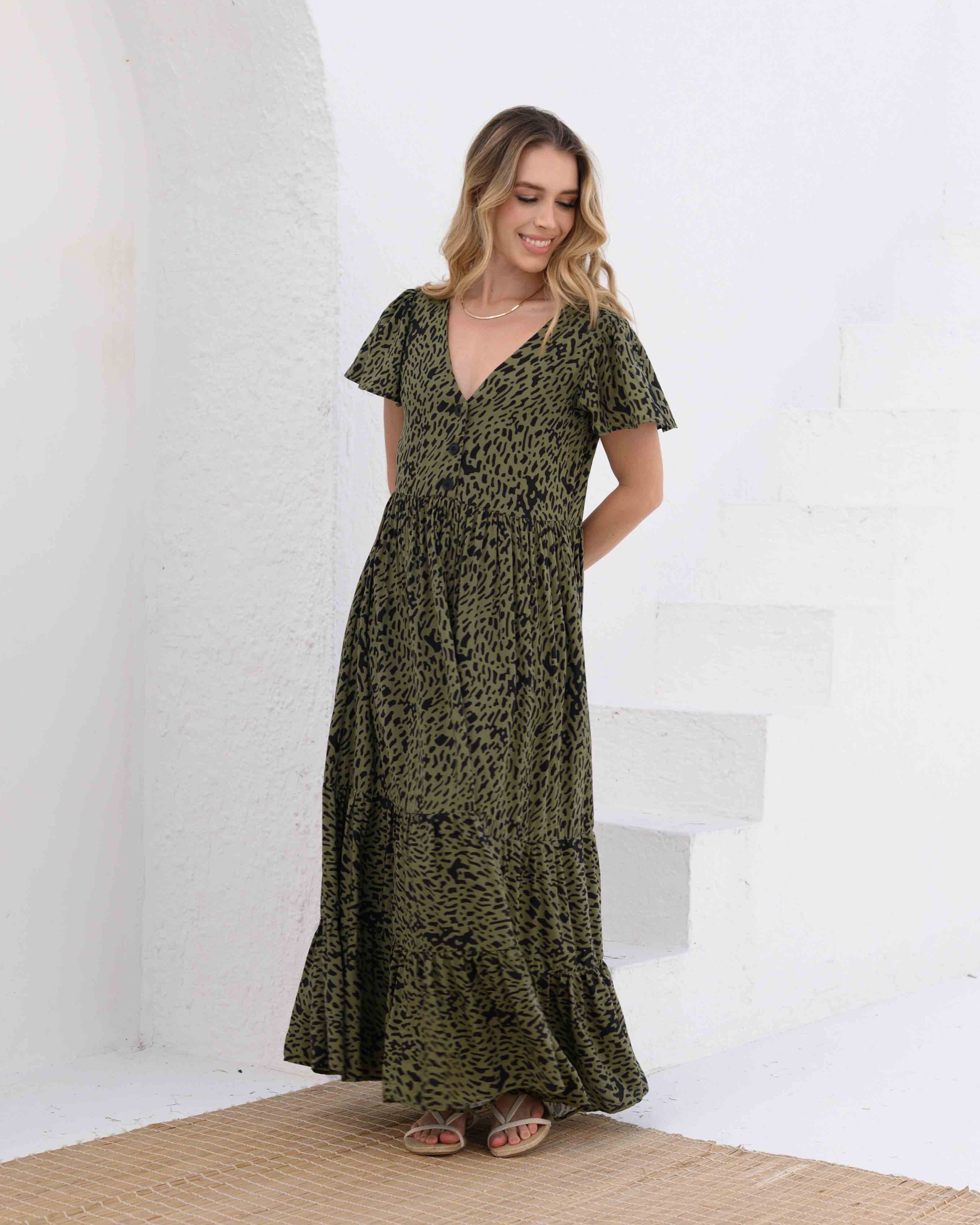 Vestido Praga Print Verde