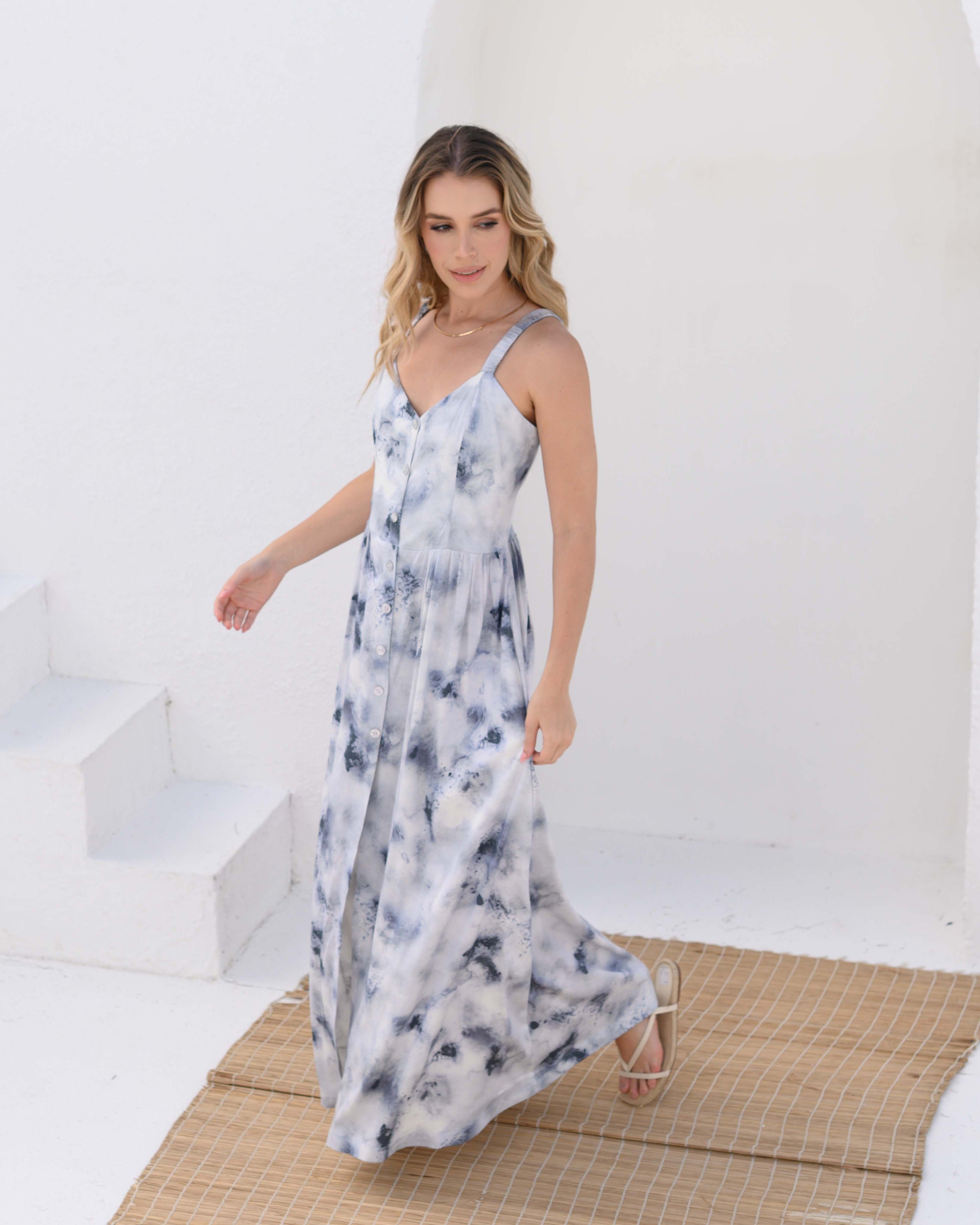 Vestido Dalia Nube Azul