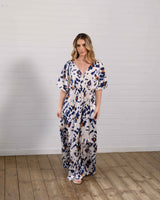 Vestido Elodia Print Azul