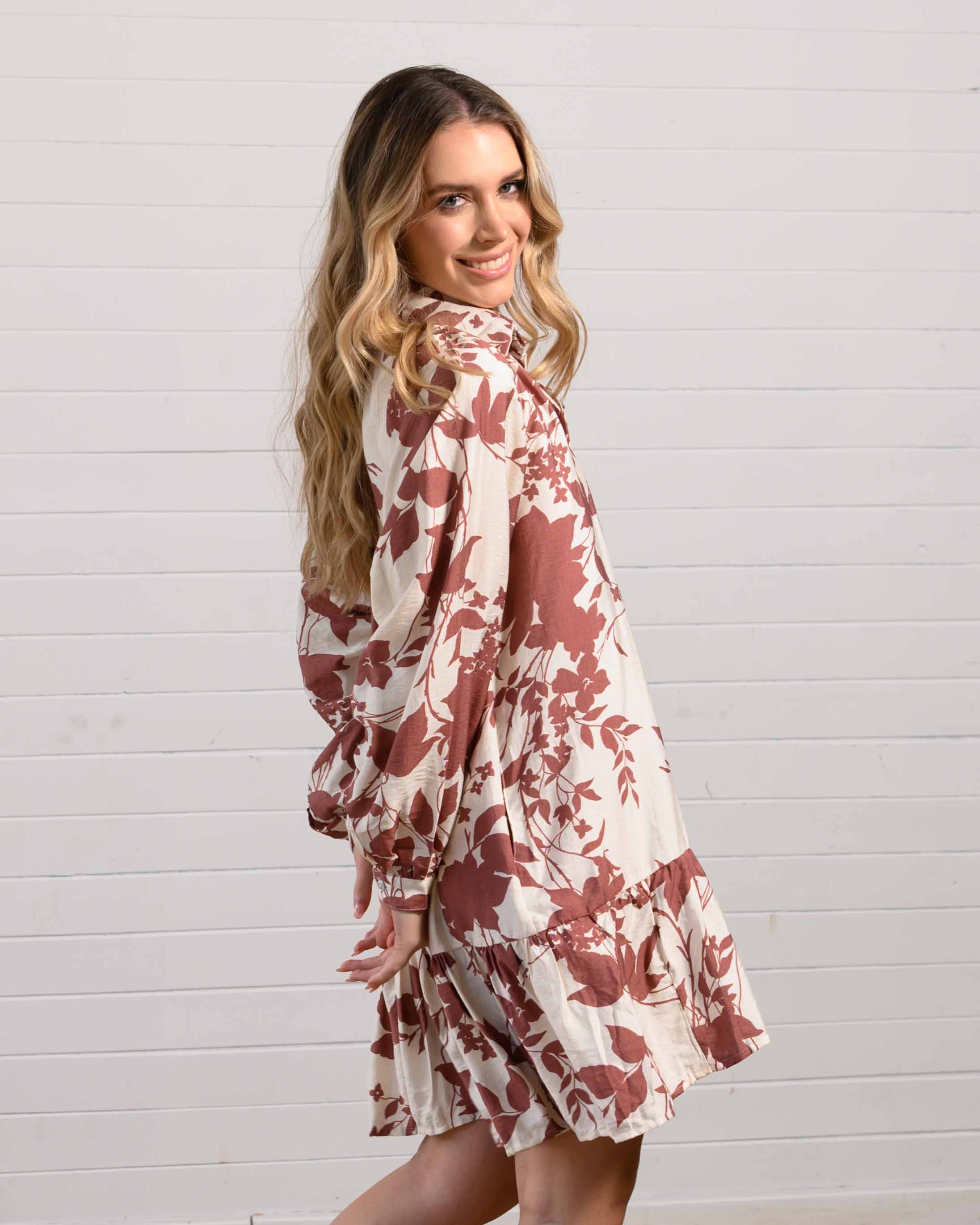 Vestido Yasmin Brown