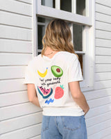 Camiseta Kila Fruits Marfil
