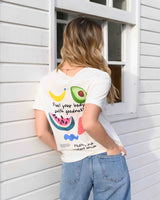 Camiseta Kila Fruits Marfil